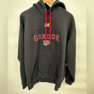 Chase Authentics Jeff Gordon Vintage Black Hoodie NASCAR 90s Y2K size XL